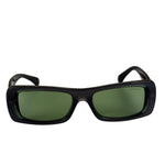 Chanel Grey/Green Rectangular 71687A Sunglasses