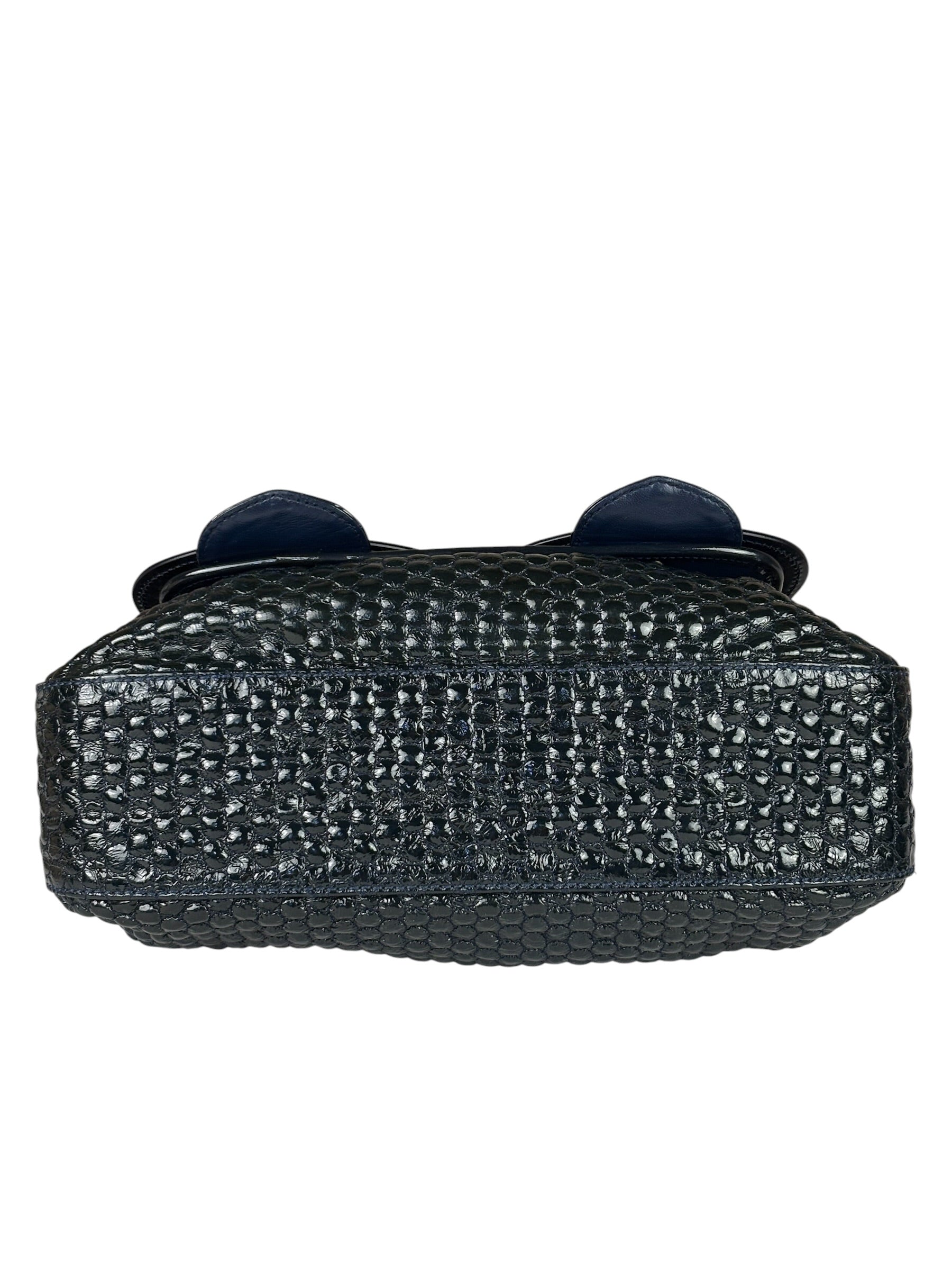 Fendi Patent Leather Romanesque B Buckle Bag