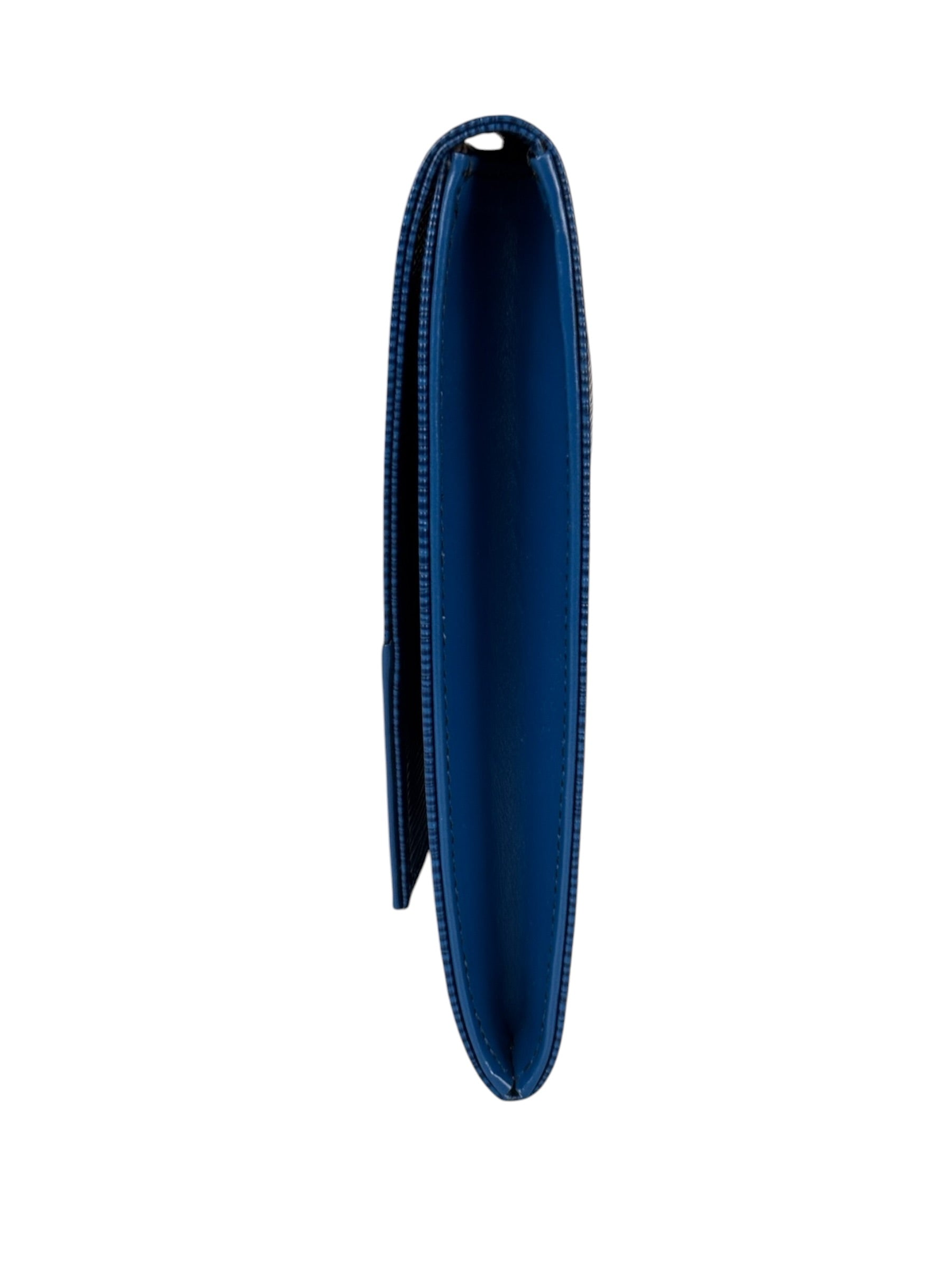 Louis Vuitton Blue Epi Jena Clutch