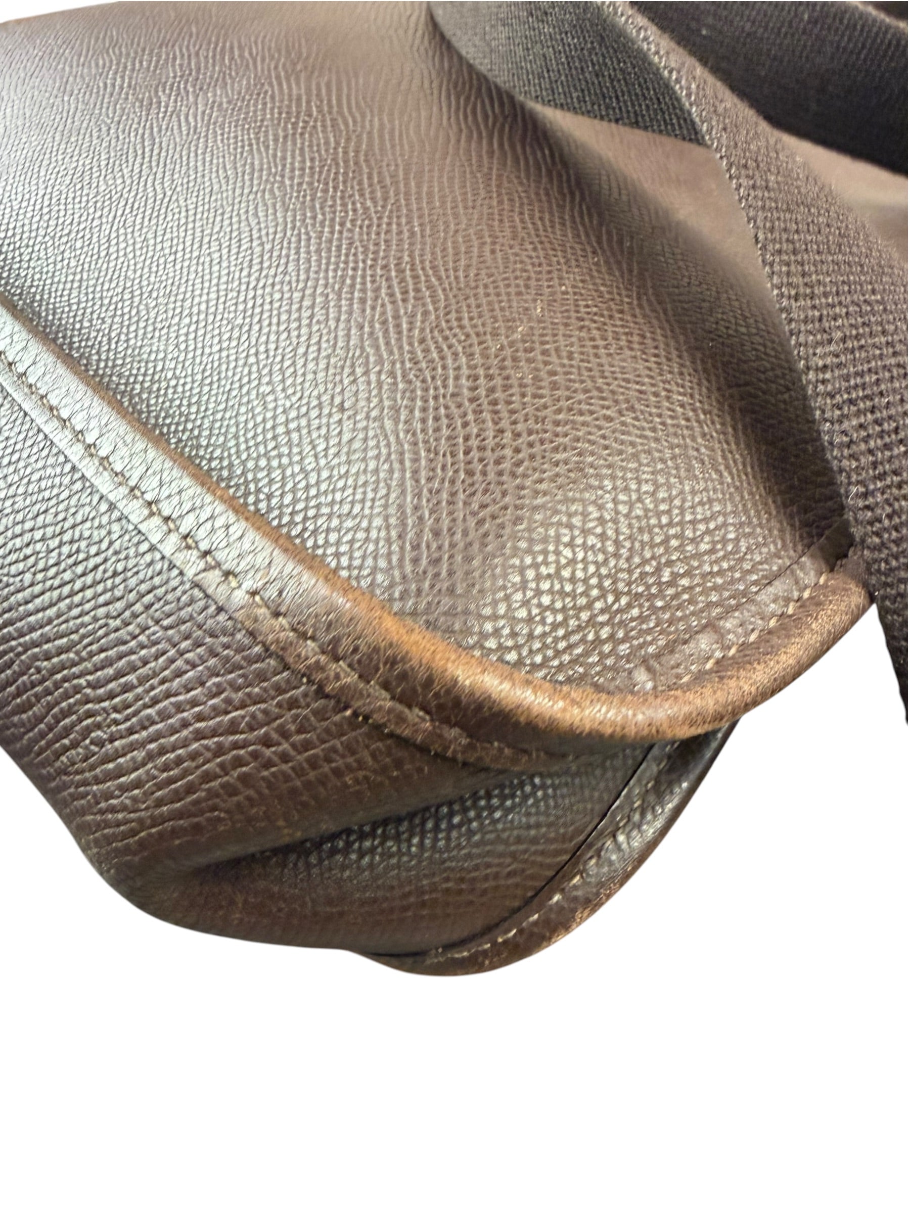 Hermes Brown Leather Vespa Crossbody PM