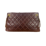 Chanel Burgundy Quilted Leather Portopello Bowler Bag 2014