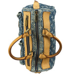 Louis Vuitton Vintage Denim Leather Trim Monogram Neo Speedy 30