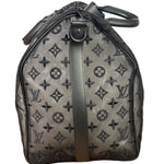 Louis Vuitton x Virgil Abloh Black Leather Trim Monogram Keepall 50