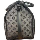 Louis Vuitton x Virgil Abloh Black Leather Trim Monogram Keepall 50