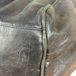 Balenciaga Vintage Black Leather Classic Sunday Tote Bag