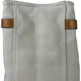 Hermes Beige/Brown Leather Trim Cabalicol Tote