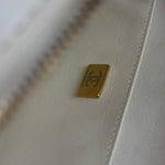 Chanel CC In Love White Quilted Leather Heart Bag 2022