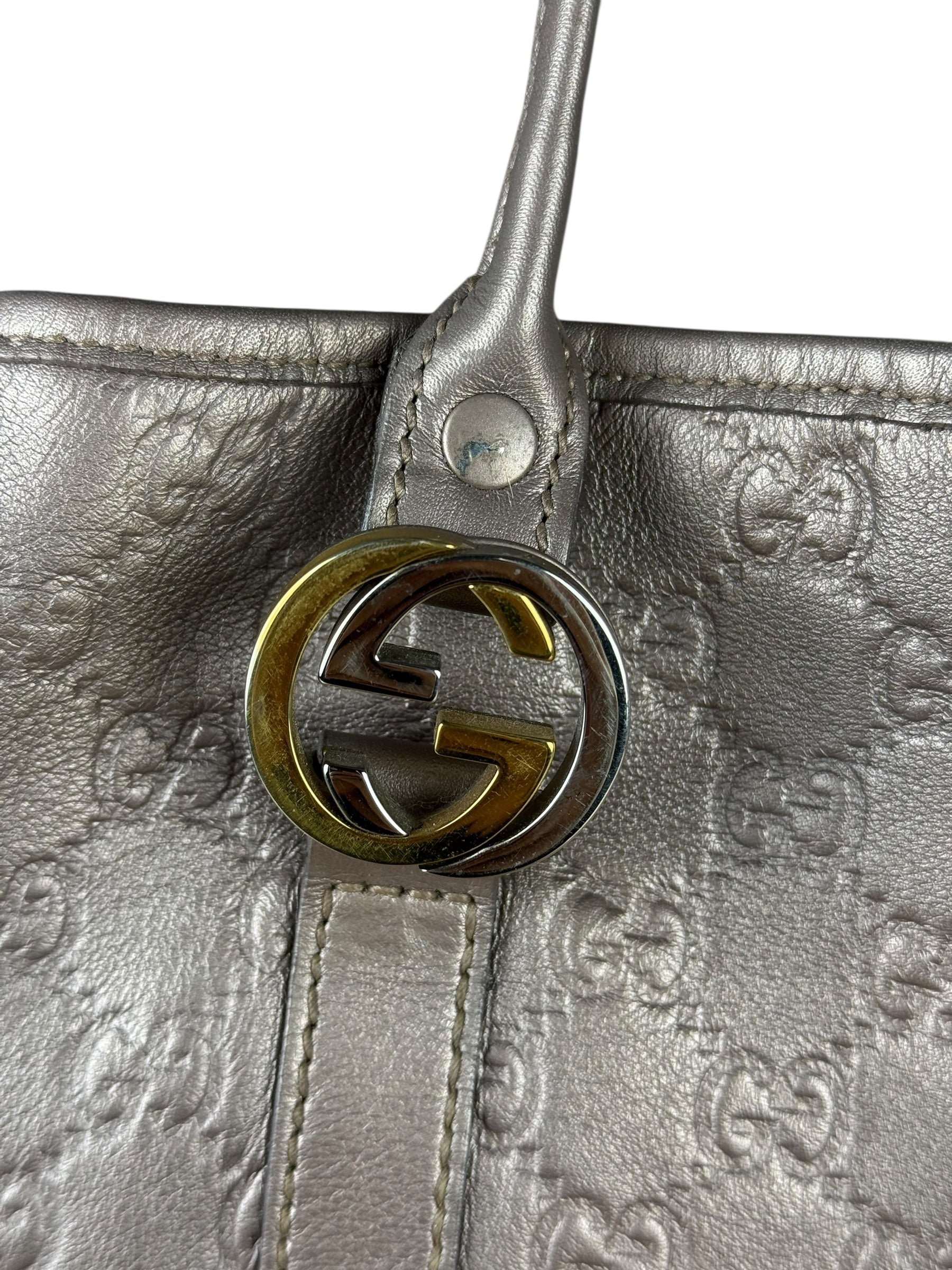 Gucci GG Metallic Shoulder Tote