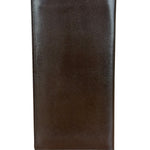 Christian Dior Brown Leather Bifold Checkbook Wallet