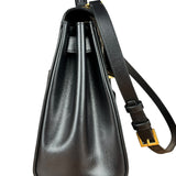 Saint Laurent Le Fermoir Top Handle 2Way Black