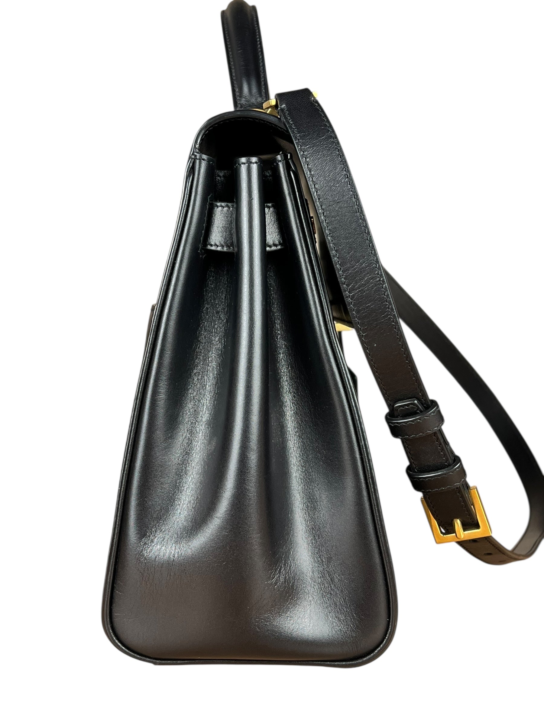 Saint Laurent Le Fermoir Top Handle 2Way Black
