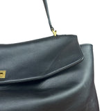 Balenciaga Large Rodeo Leather 2Way Handbag Black