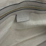 Gucci Vintage Beige Leather GG 2Way Bag