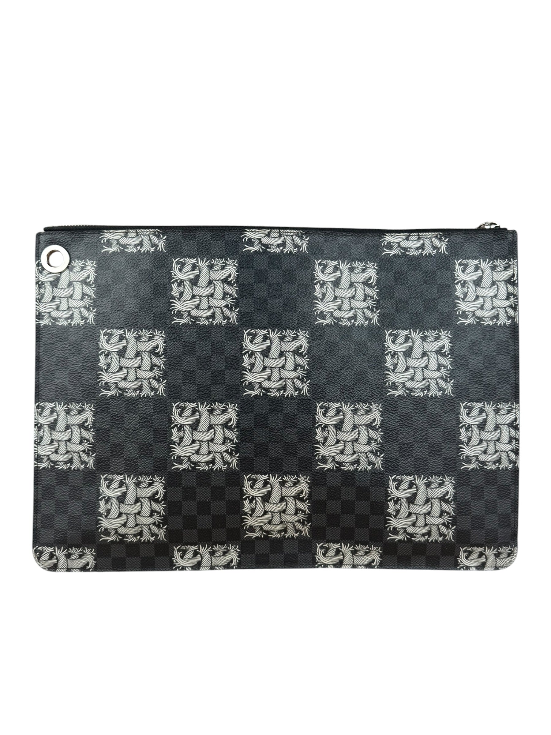 Louis Vuitton x Christopher Nemeth Damier Graphite Jour Pouch GM