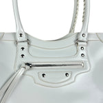 Balenciaga Grained White Neo Classic City Bag