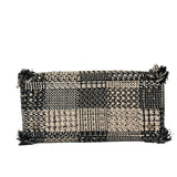 Christian Dior Black/White Tweed Lady Dior Two-Way Bag