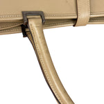 Gucci Vintage Beige Leather Jackie Tote Bag