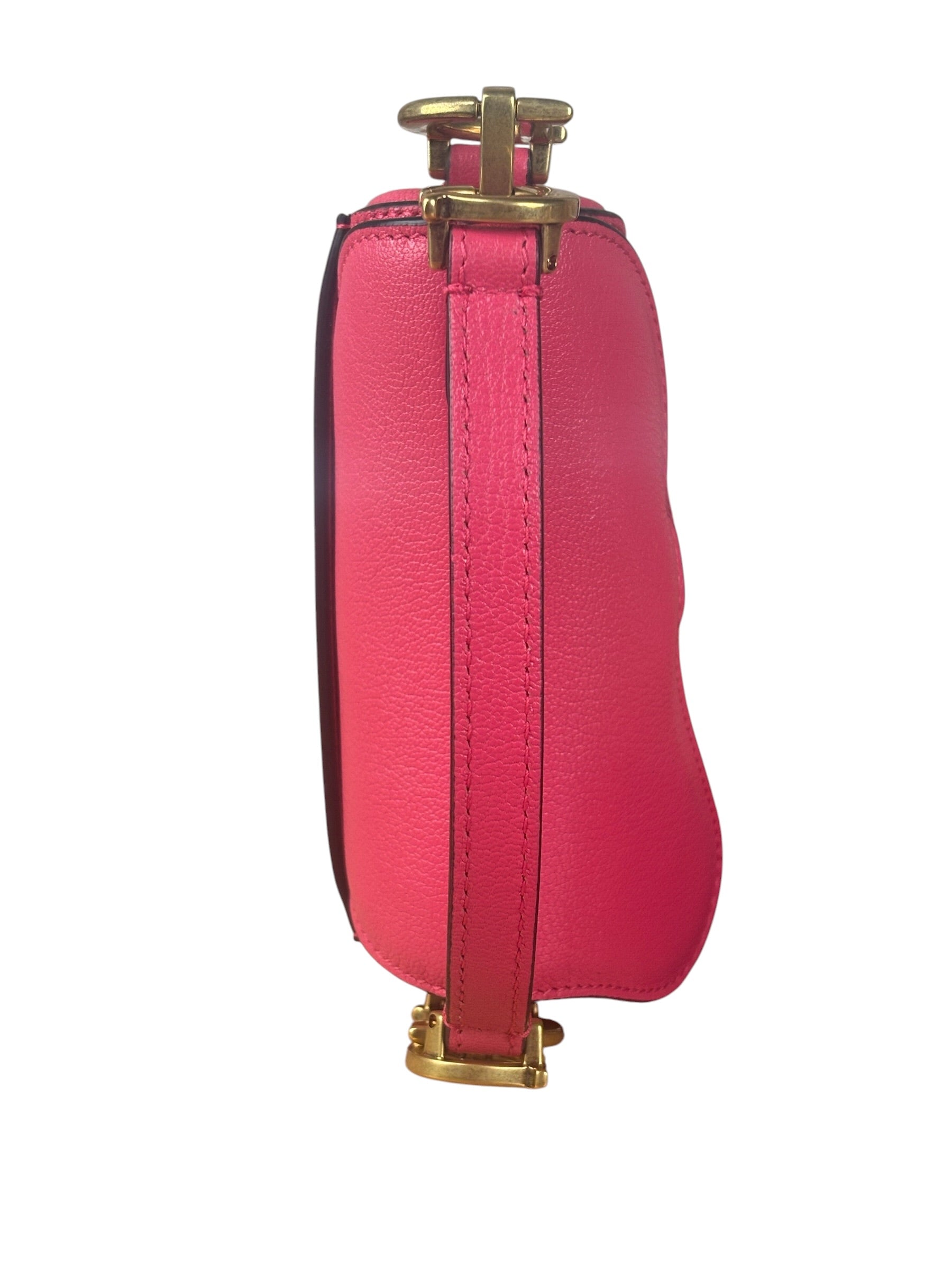 Christian Dior Pink Sanddle Micro Shoulder Bag