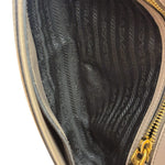 Prada Grey Saffiano Leather Cuir Pattina Crossbody