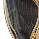 Prada Grey Saffiano Leather Cuir Pattina Crossbody