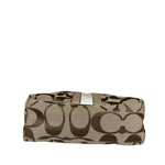 Coach Vintage Leather Trim Signature Multi Stripe Tote Bag