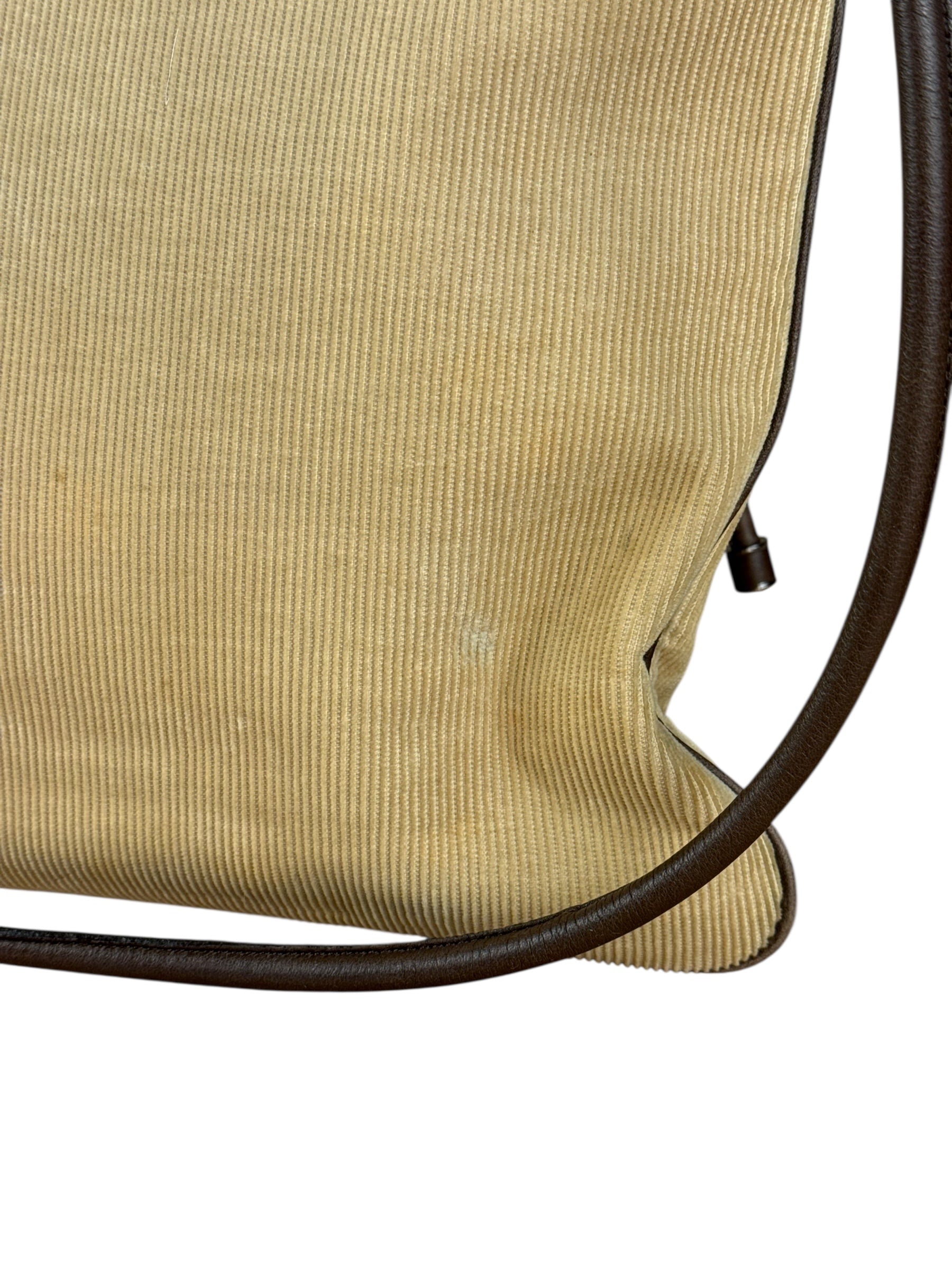 Burberry Blue Label Corduroy Leather Crossbody