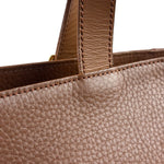 Burberry Vintage Tan Brown Leather Chestnut Shoulder Bag