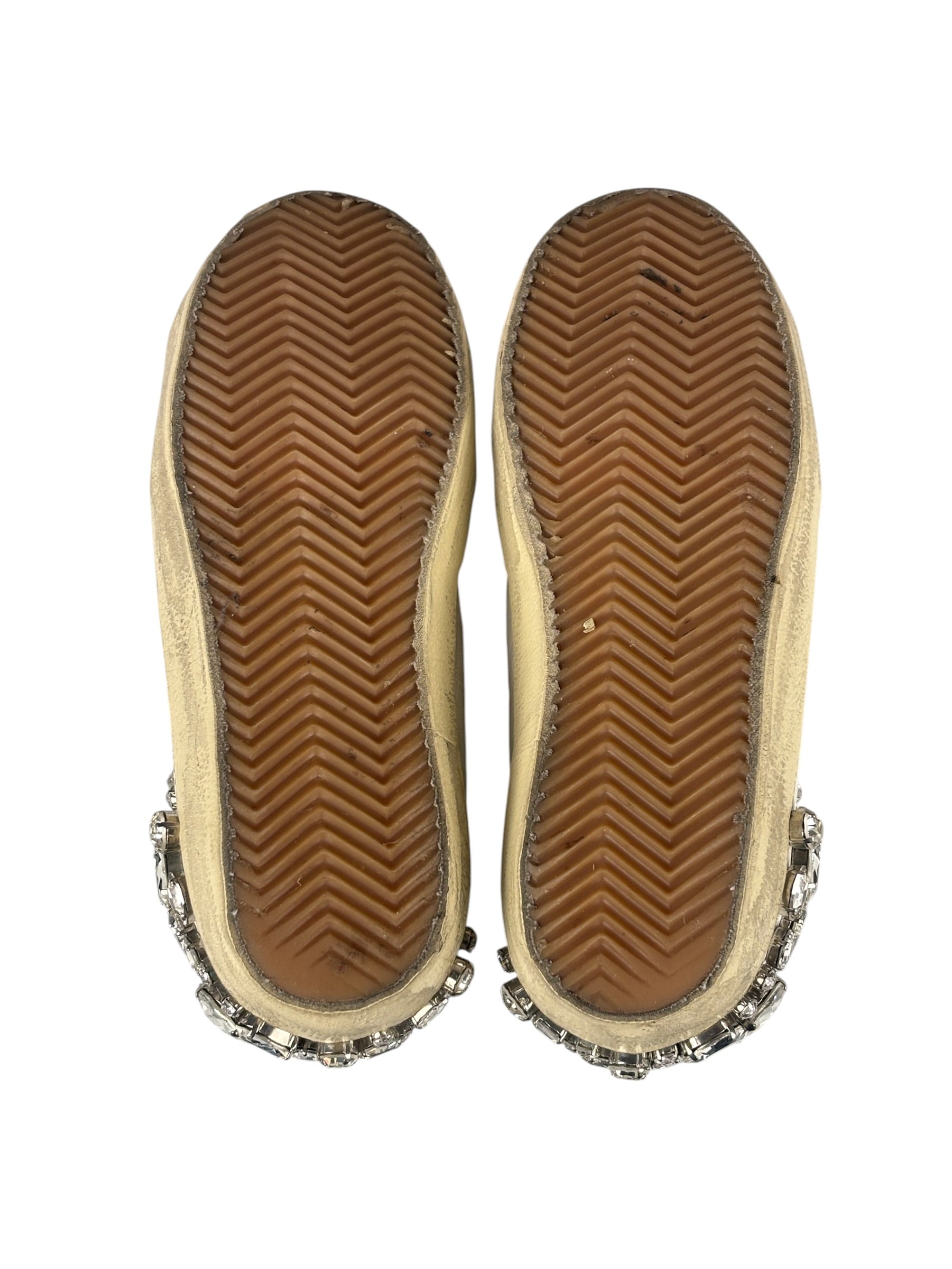 Golden Goose Superstar Sneakers Crystal Embellishments