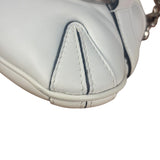 Gucci White Horsebit Vertical Quilted Leather Shoulder Bag