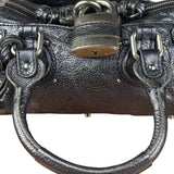 Chloé Grey Metallic Small Paddington Handbag