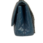 Chanel Blue Reissue 225 Double Flap Bag 1991