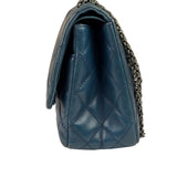 Chanel Blue Reissue 225 Double Flap Bag 1991