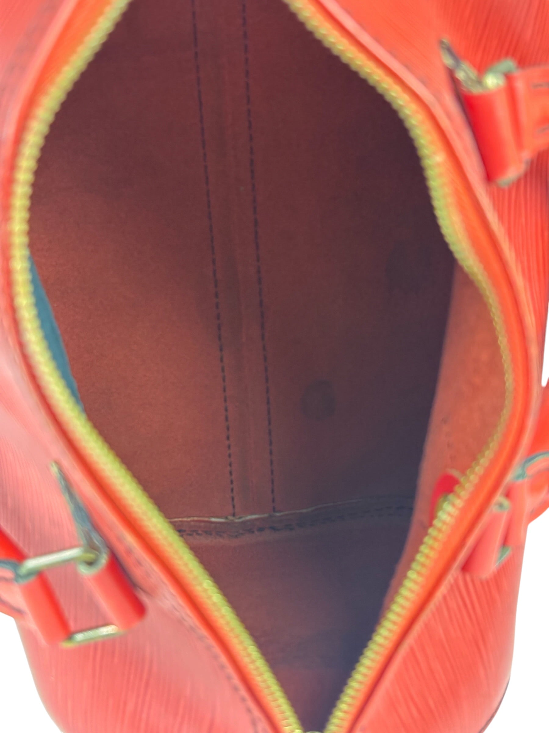 Louis Vuitton Red Epi Leather Speedy 25