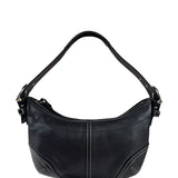 Coach Black Leather Soho Hobo Pochette