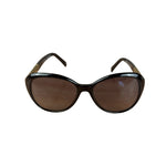 Fendi Round Sunglasses Striped Black