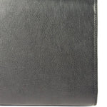 Yves Saint Laurent Black Leather Flap Clutch