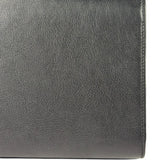 Yves Saint Laurent Black Leather Flap Clutch