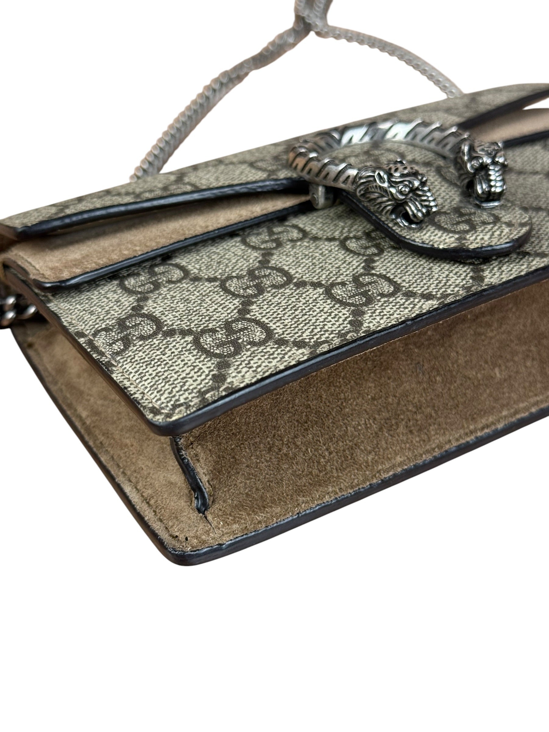 Gucci Dionysus GG Supreme Super Mini Bag Beige/Taupe