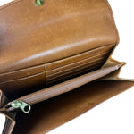 Coach Vintage Brown Leather Long Wallet