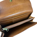 Coach Vintage Brown Leather Long Wallet
