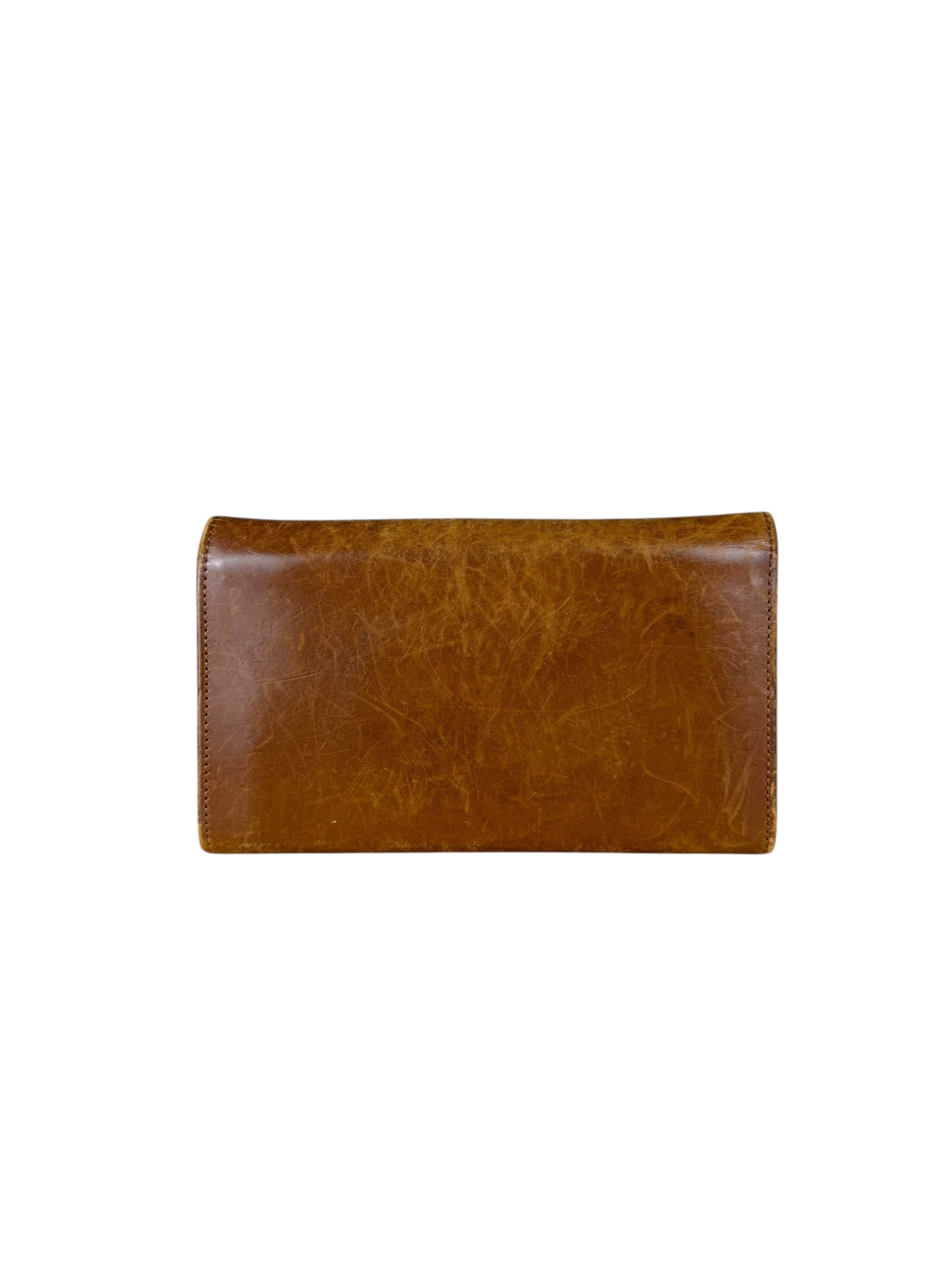 Coach Vintage Brown Leather Long Wallet