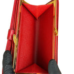 Louis Vuitton Vintage Red Epi Leather Agenda Cover Pochette