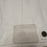 Coach White Denim Jacket