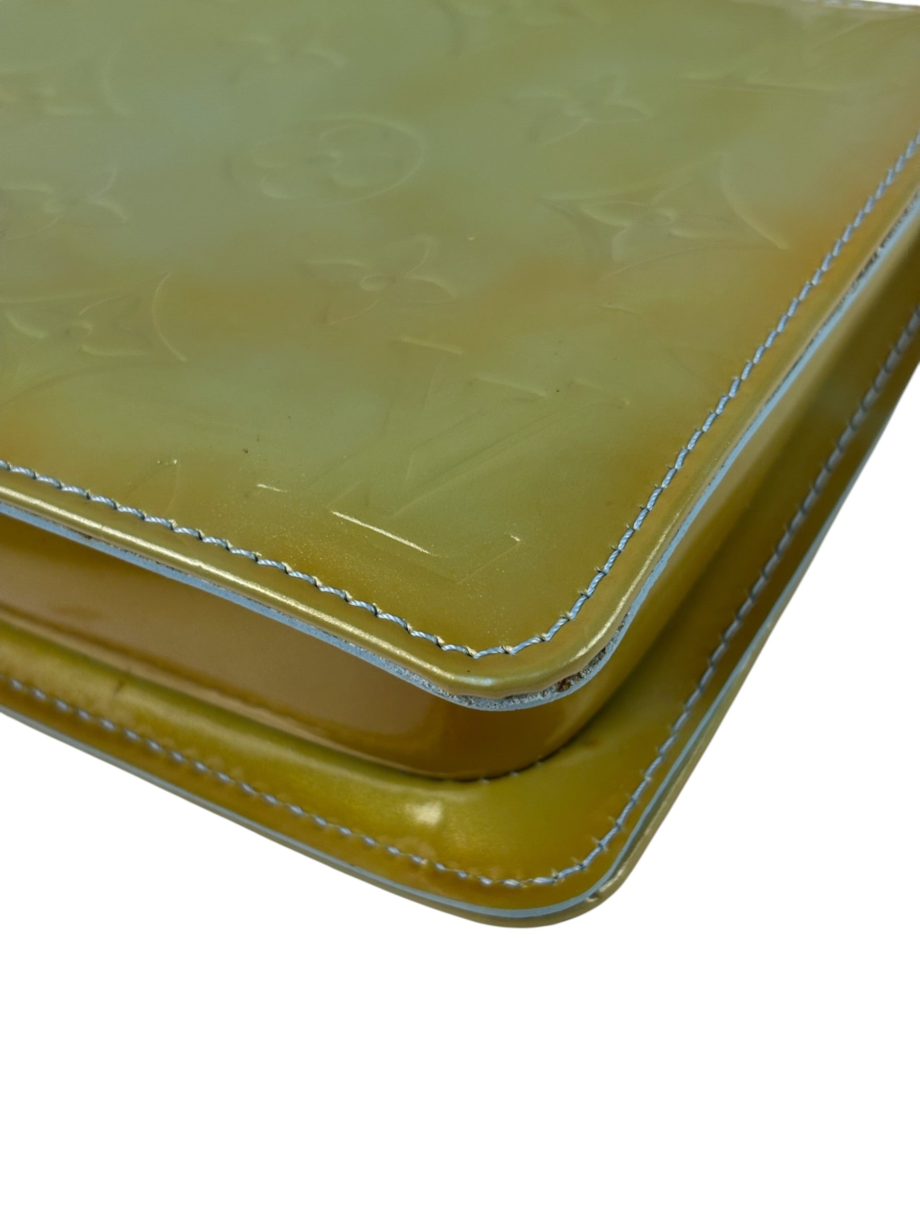 Louis Vuitton Green Vernis Lexington Pochette