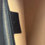 Gucci Black Leather Marmont Medium Shoulder Bag