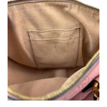 Gucci Pink Leather Guccissima Two-Way Boston Bag