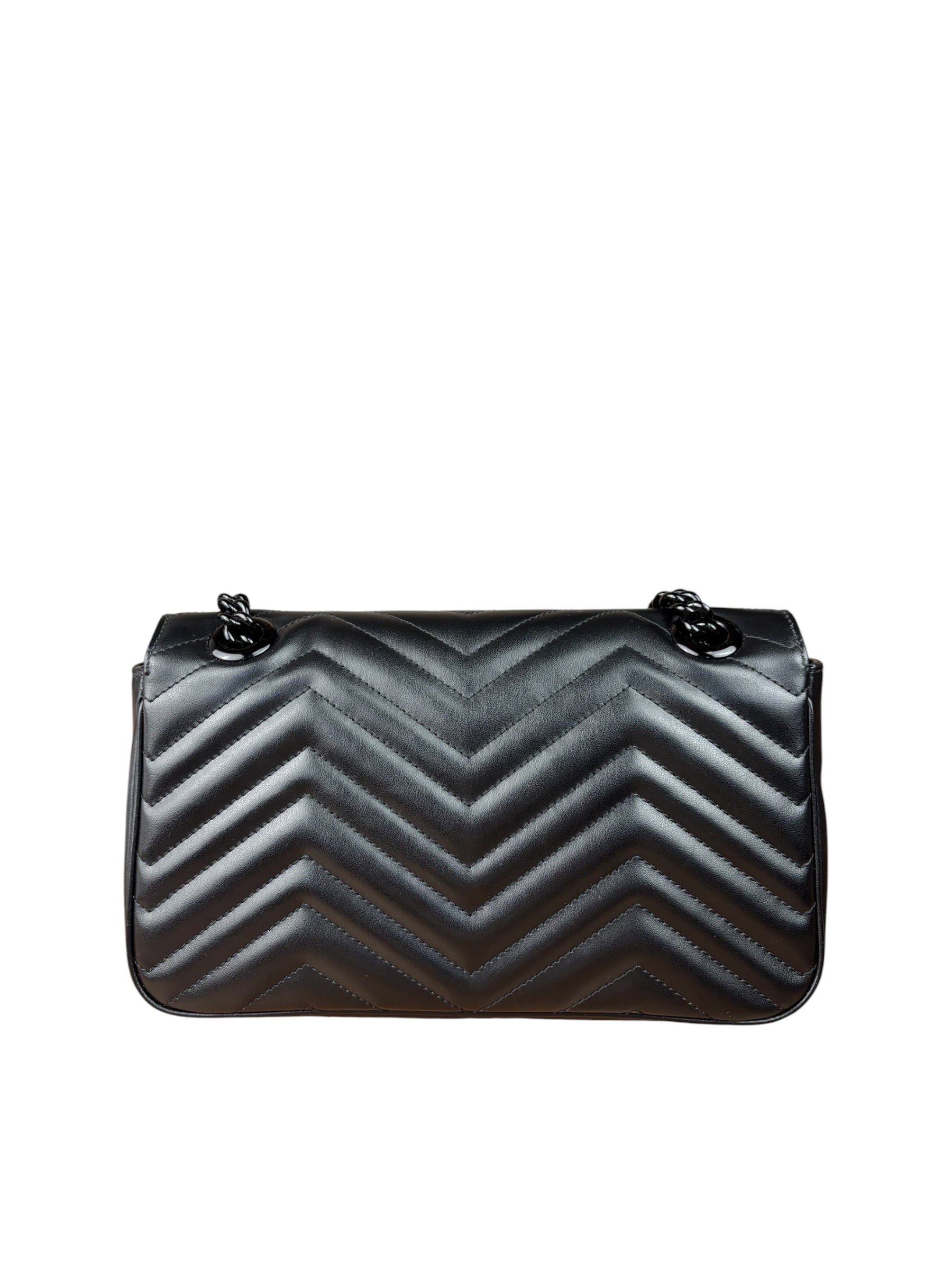 Gucci Black GG Marmont Small Shoulder Bag
