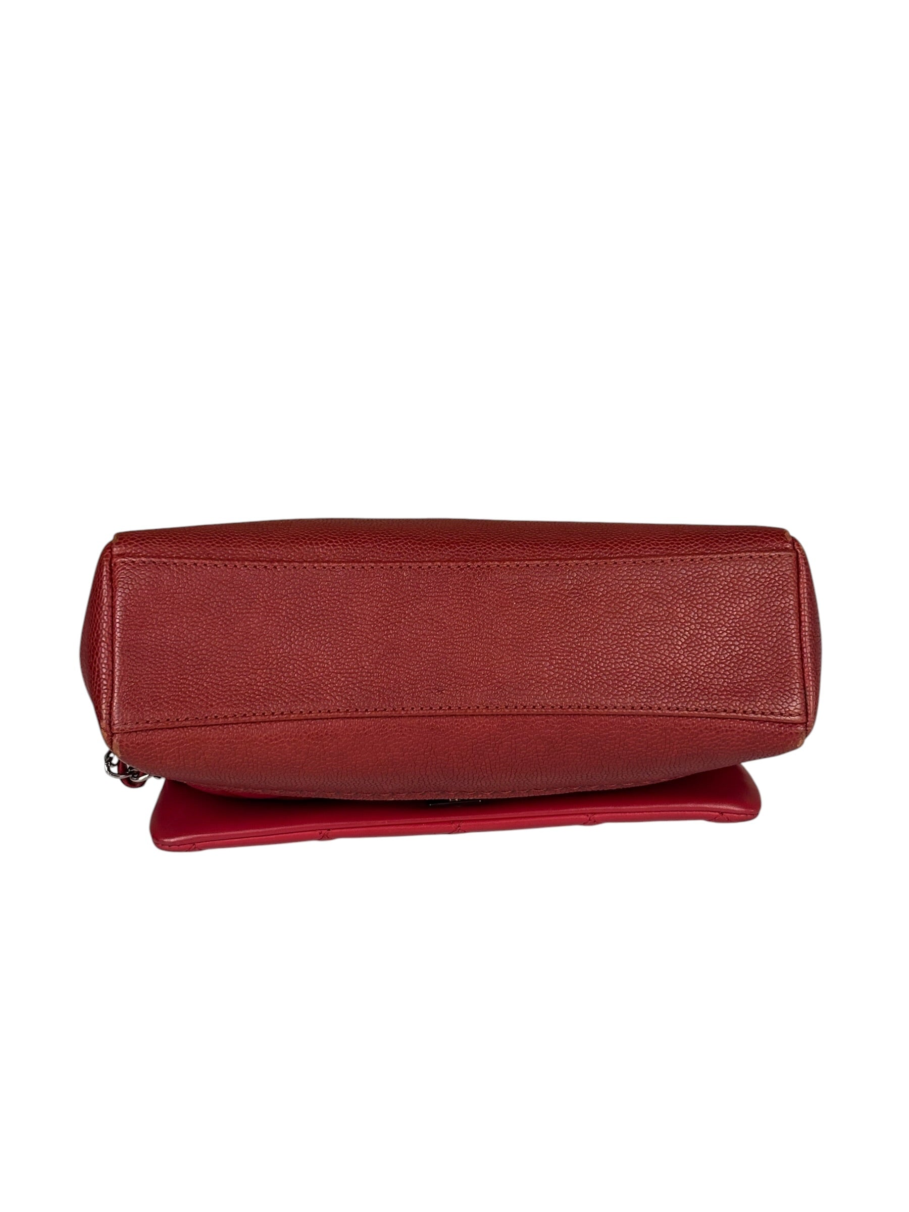 Chanel Red Quilted Leather Boy Flap Bag 2014