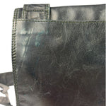 Chanel Vintage Metallic Bronze Lambskin Logo Messenger Bag 1997