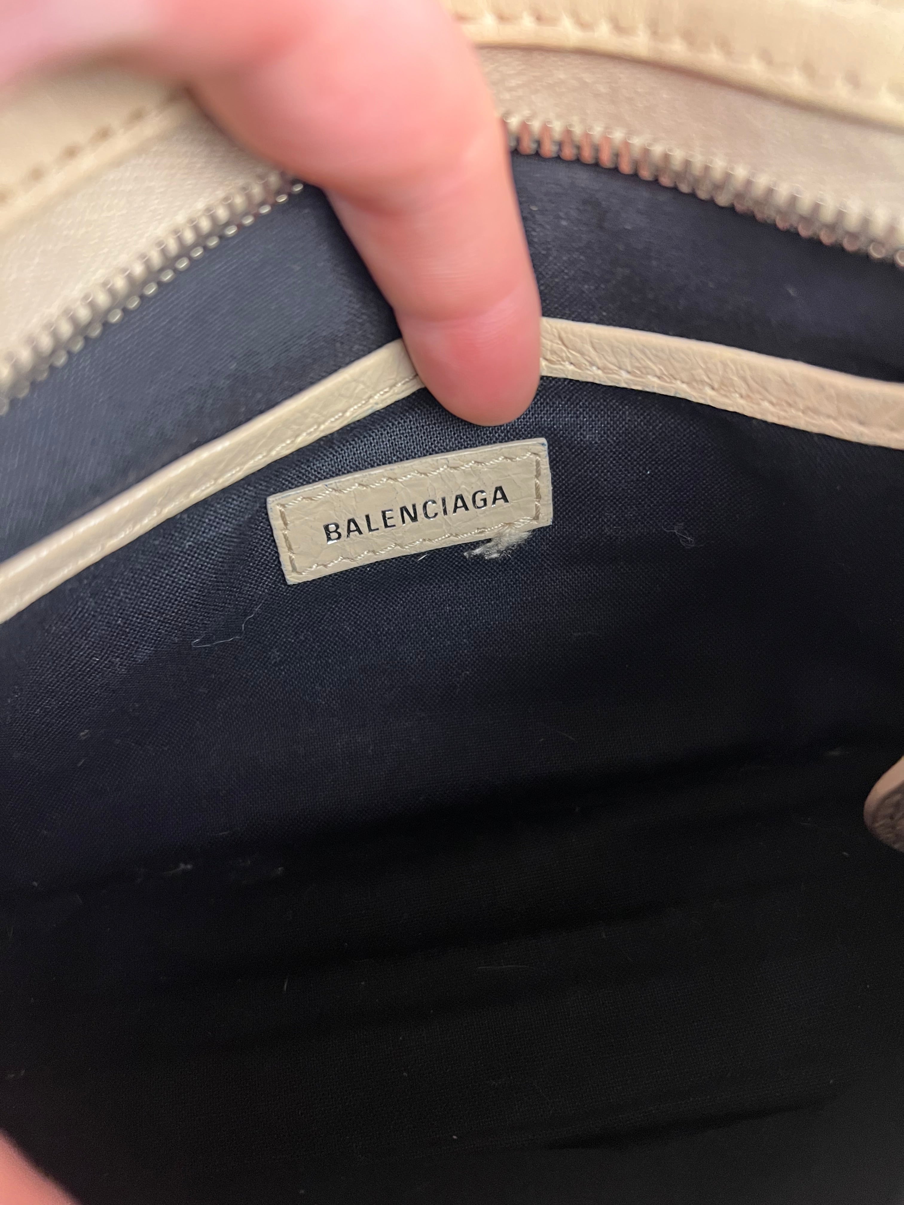 Balenciaga Beige Mini Le City Bag